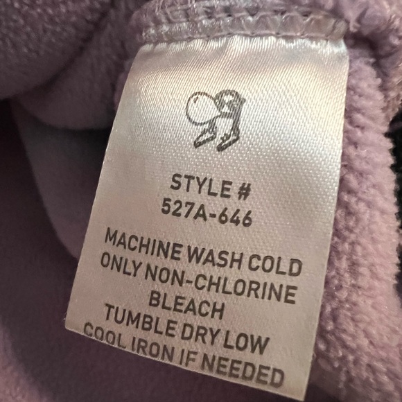 Rockets of Awesome Lilac Sherpa Hoodie purple fuzzy comfortable size 12 EUC - Picture 6 of 7